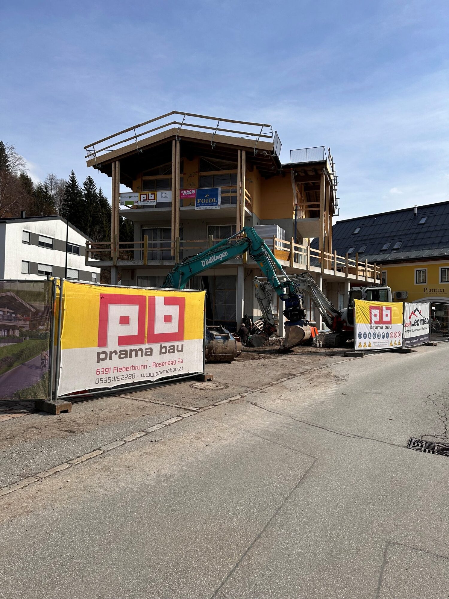 Bauvorhaben Seiwald