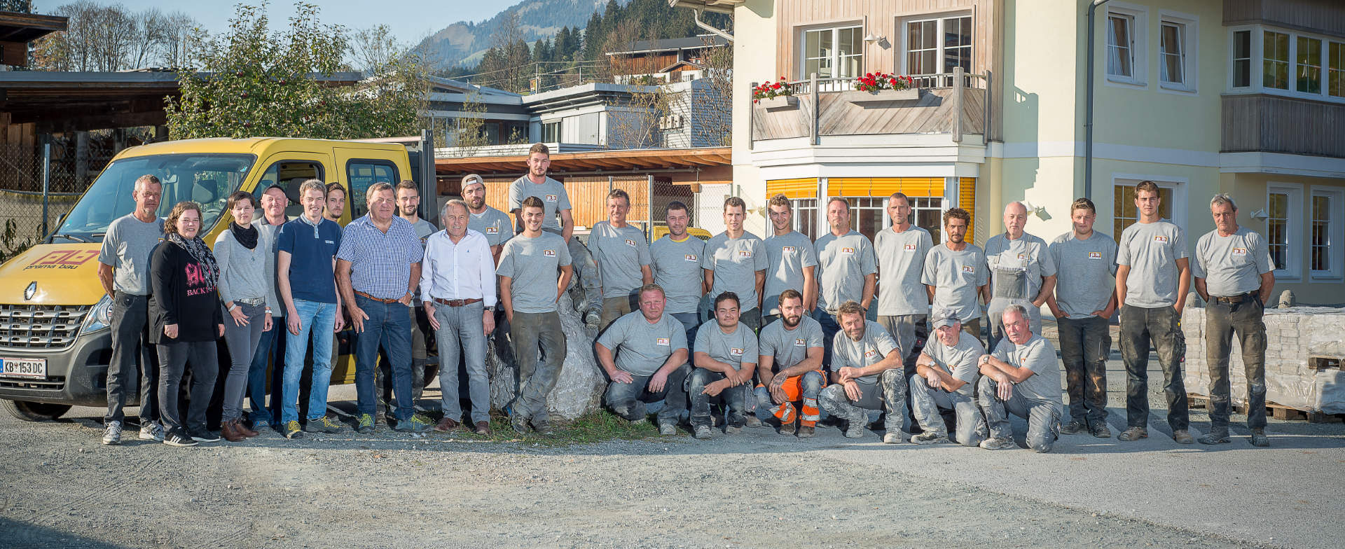 Arbeiterteam von Prama Bau